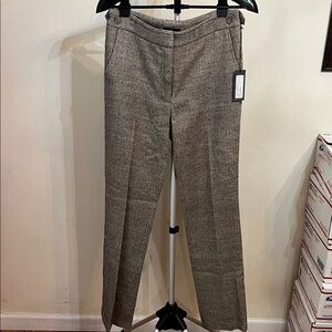 NWT Richard Chai Love Smokey Mauve Side Tab Trousers